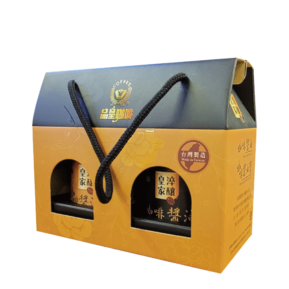 品皇咖啡醬油+醬油膏 2入組禮盒(矮瓶300ml)