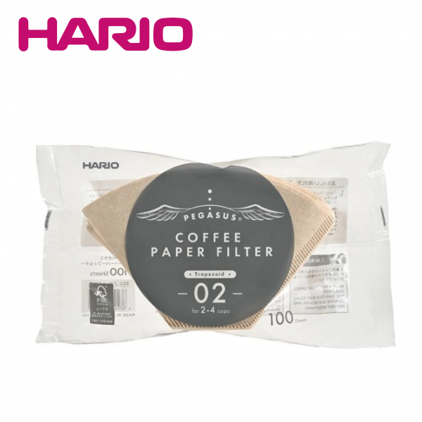 HARIO 102扇形濾紙【100入】